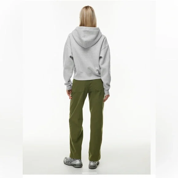 Aritzia Green Straight Leg Pants - Picture 3 of 12